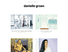 Tablet Screenshot of daniellegroen.com